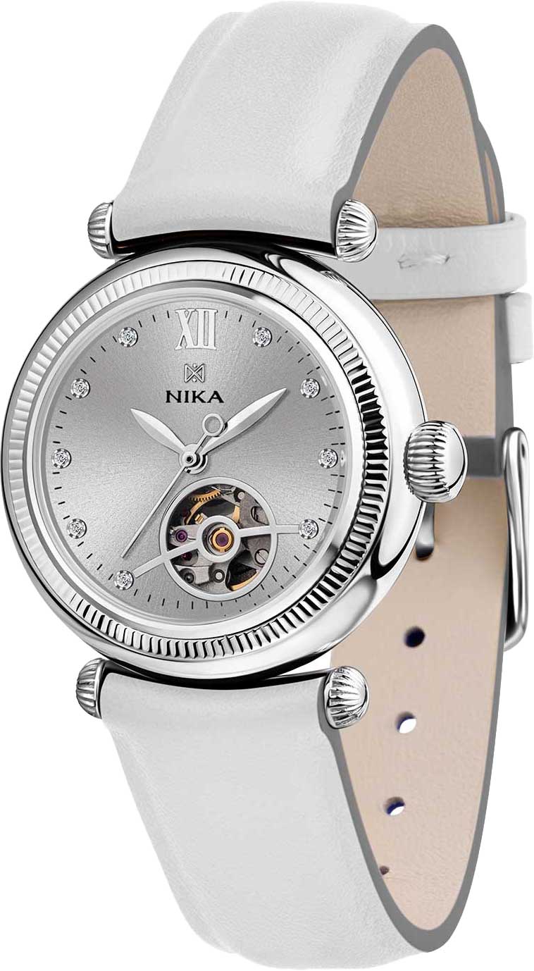 Российские механические серебряные наручные часы NIKA 1010.0.9.26A.01