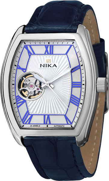 Российские механические серебряные наручные часы NIKA 1066.0.9.21A