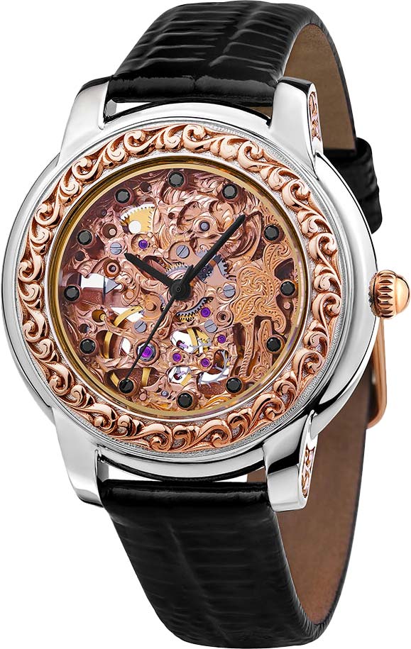 Российские механические серебряные наручные часы NIKA 1103.14.19.96D