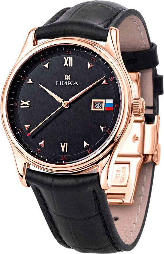 Российские золотые наручные часы NIKA 1267.0.1.53A.B