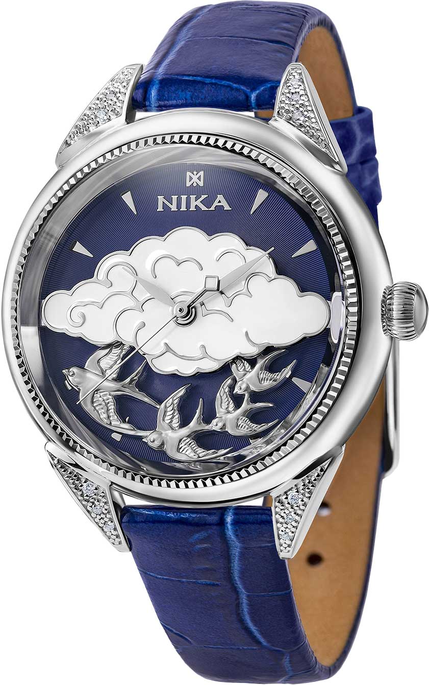 Российские серебряные наручные часы NIKA 1282A.1.9.87A