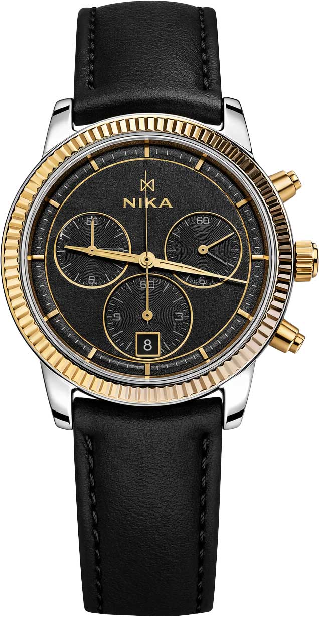 Российские серебряные наручные часы NIKA 1326.0.39.55A с хронографом