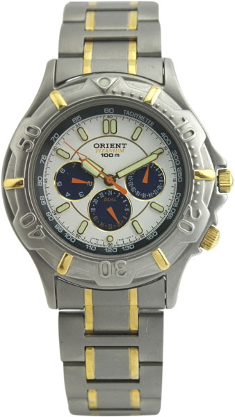 Японские титановые наручные часы Orient TR05000W