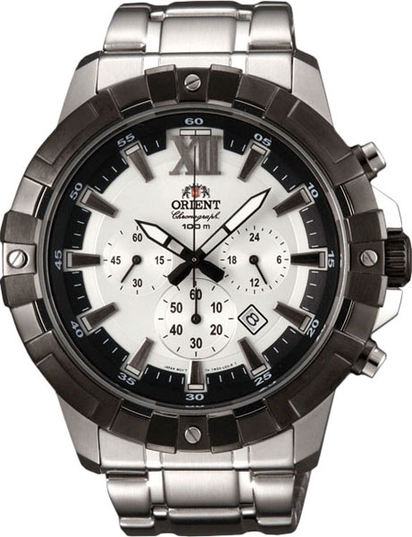 Японские наручные часы Orient TW03002W с хронографом