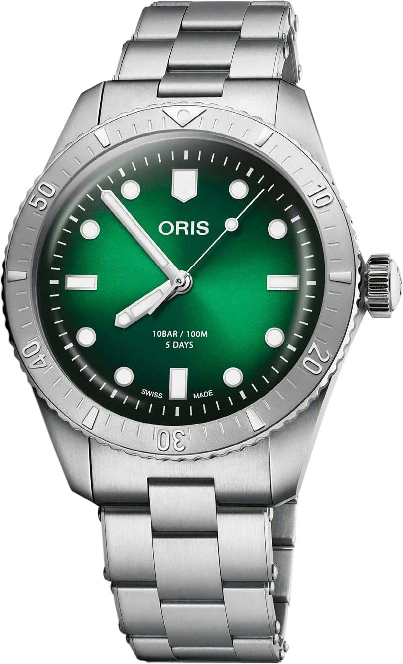 Швейцарские механические наручные часы Oris 01-400-7774-4057-07-8-19-18