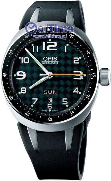 Швейцарские механические титановые наручные часы Oris 635-7588-70-67RS