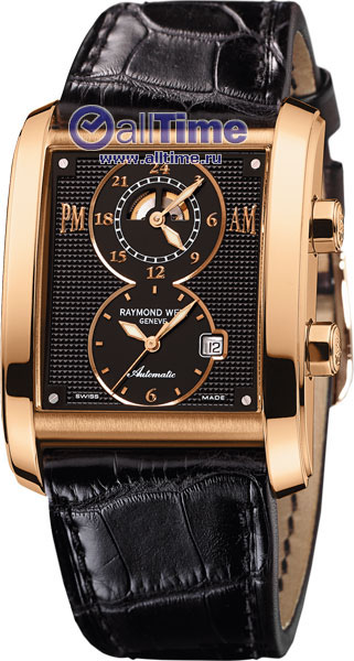 Швейцарские механические золотые наручные часы Raymond Weil 12898-G-20001