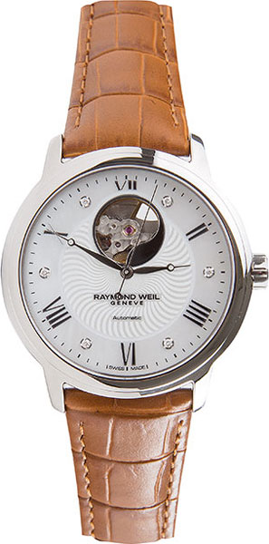 Швейцарские механические наручные часы Raymond Weil 2227-STC-00966-CAMEL