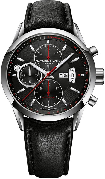 Швейцарские механические наручные часы Raymond Weil 7730-STC-20041 с хронографом