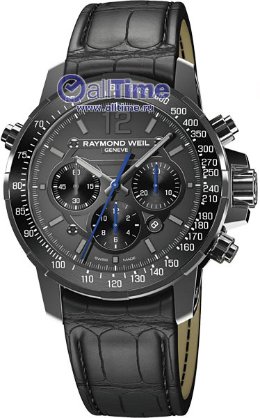 Швейцарские механические наручные часы Raymond Weil 7810-BSF-05207 с хронографом