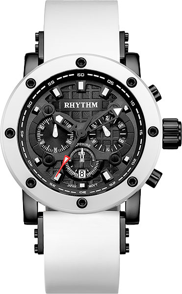 Японские наручные часы Rhythm I1203R01 с хронографом