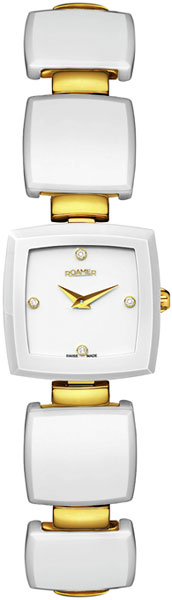 Швейцарские керамические наручные часы Roamer 672.953.98.29.60
