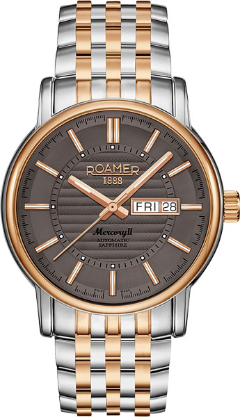 Швейцарские механические наручные часы Roamer 963.637.49.05.90