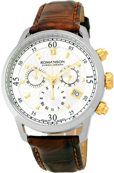 Наручные часы Romanson TL4223HMC(WH) с хронографом