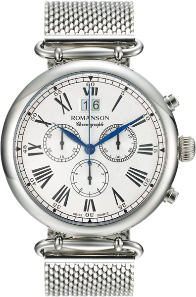 Наручные часы Romanson TM7A13HMW(WH) с хронографом