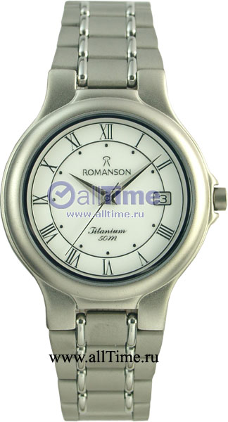 Титановые наручные часы Romanson TM8697MW(WH)