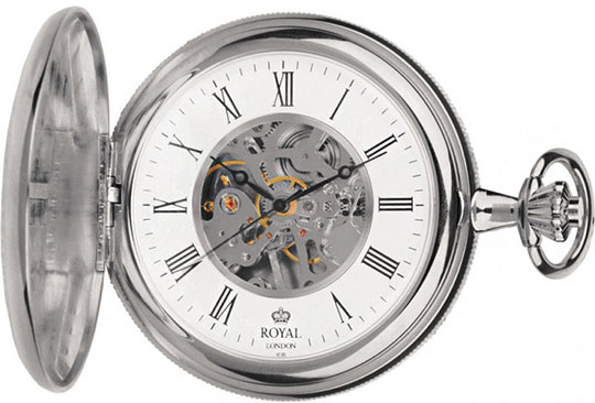 Мужские механические карманные часы Royal London RL-90005-01