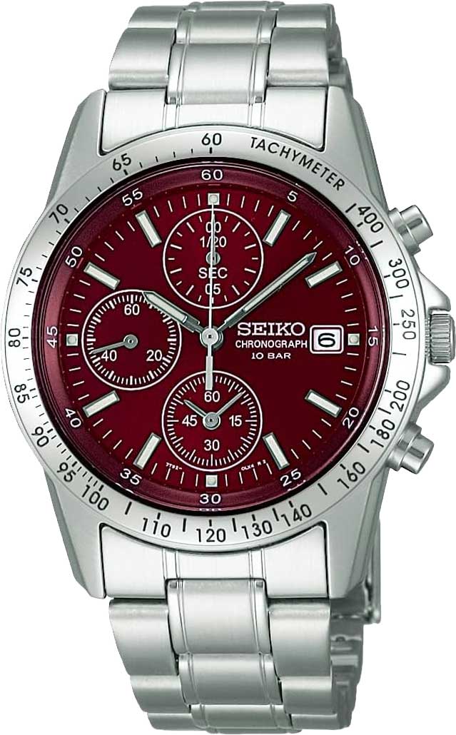 Японские наручные часы Seiko SBTQ045 с хронографом