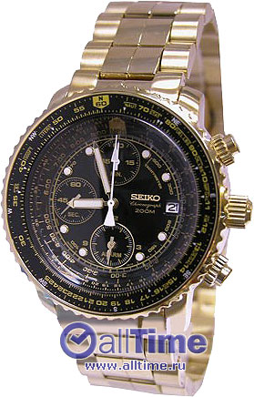 Японские наручные часы Seiko SNA414P1 с хронографом