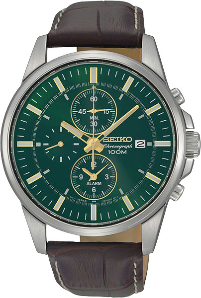 Японские наручные часы Seiko SNAF09P1 с хронографом