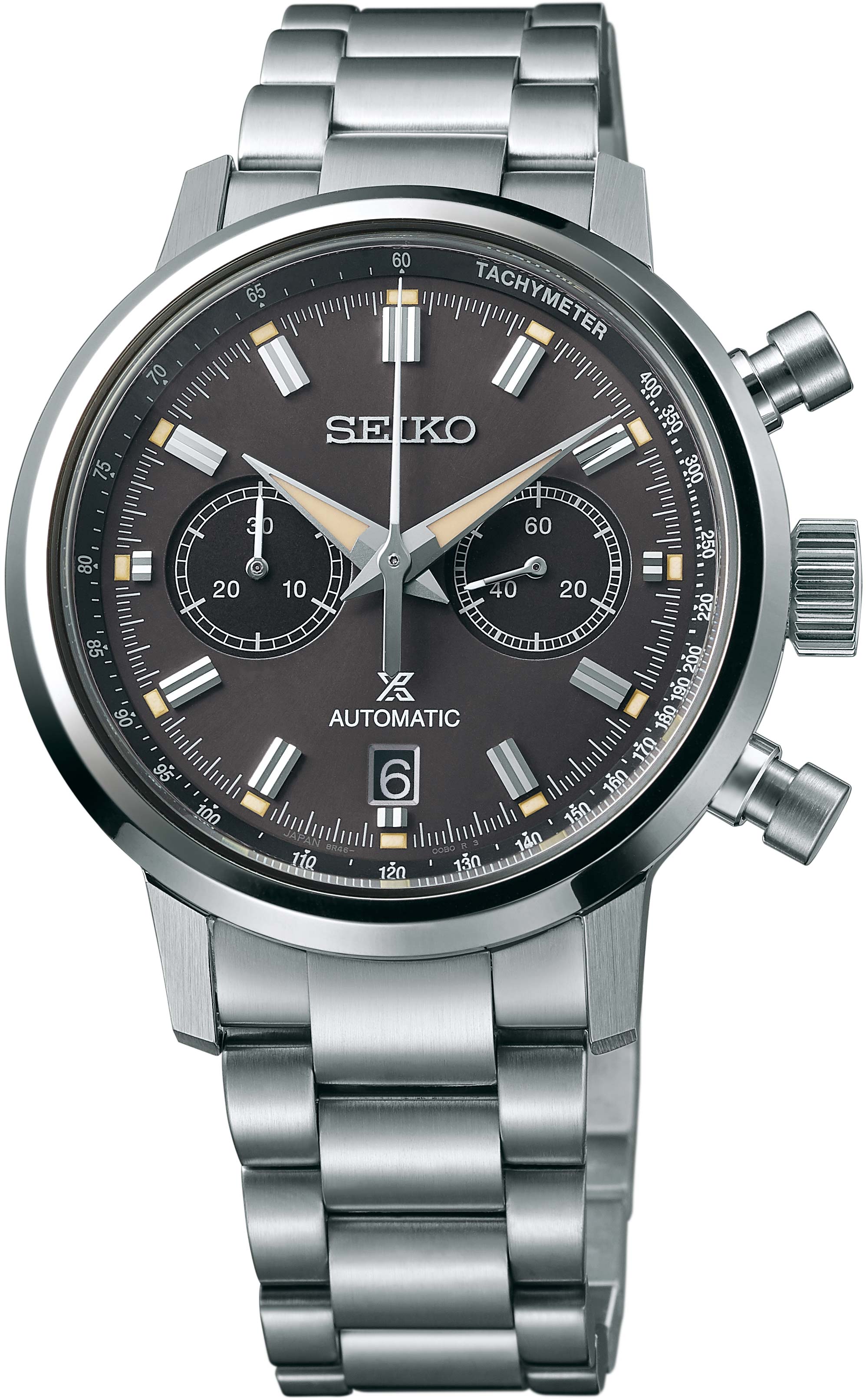 Японские механические наручные часы Seiko Prospex SRQ037 с хронографом