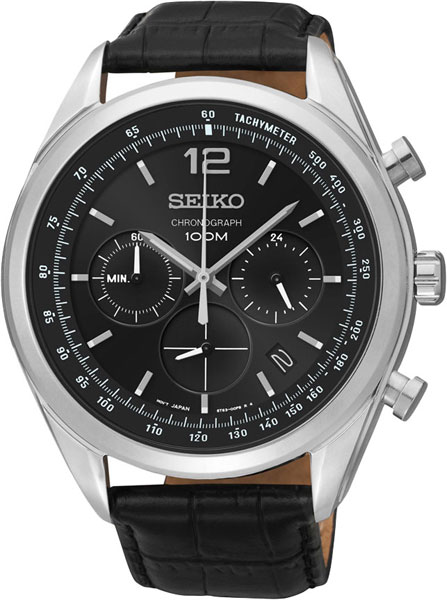 Японские наручные часы Seiko SSB097P1 с хронографом