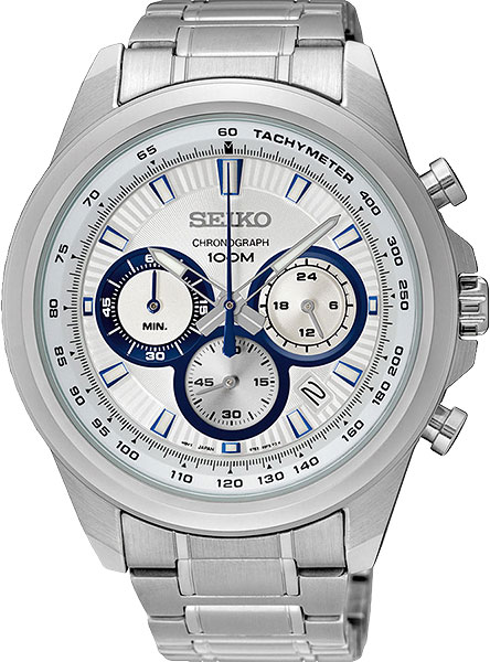Японские наручные часы Seiko SSB239P1 с хронографом