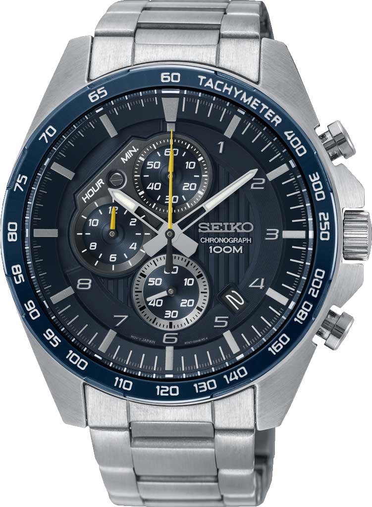 Японские наручные часы Seiko SSB321 с хронографом