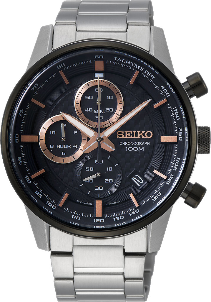 Японские наручные часы Seiko SSB331P1 с хронографом