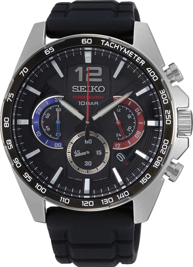 Японские наручные часы Seiko SSB347 с хронографом