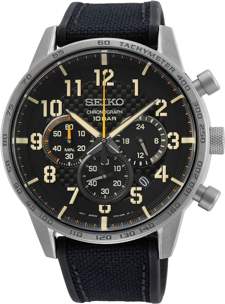 Японские наручные часы Seiko SSB367P1 с хронографом