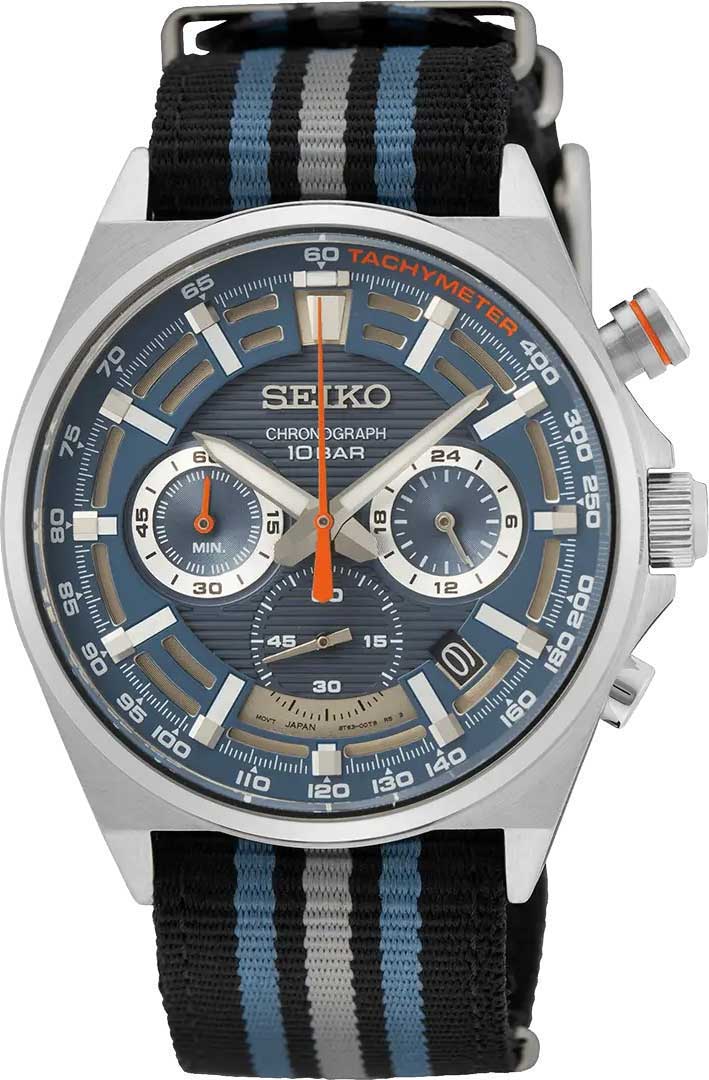 Японские наручные часы Seiko SSB409-ucenka с хронографом