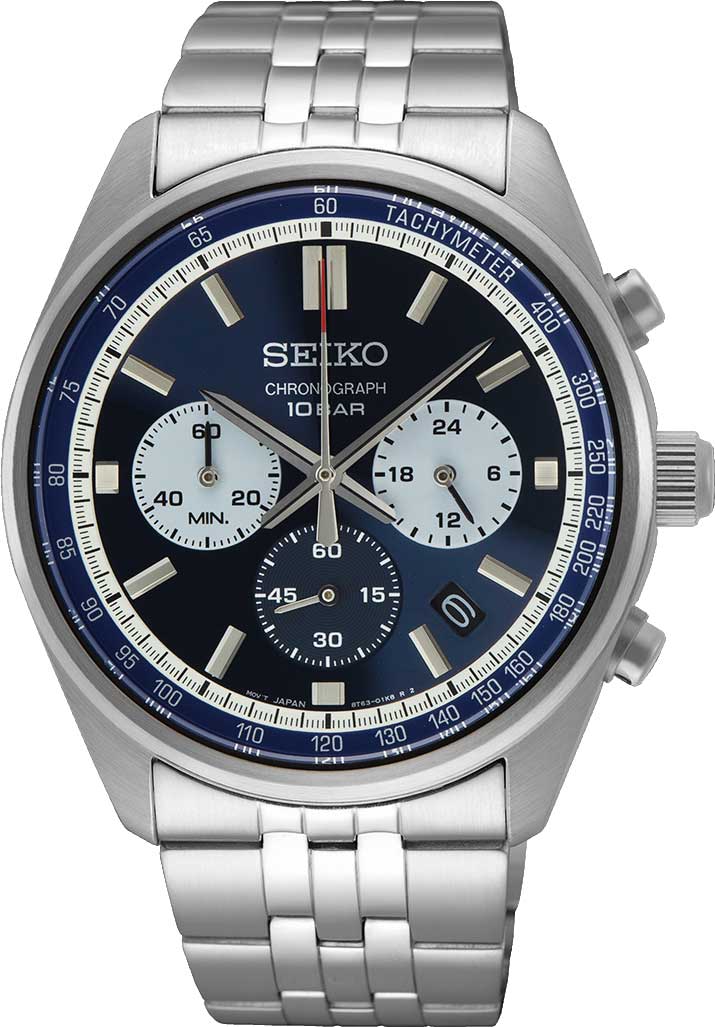 Японские наручные часы Seiko SSB427 с хронографом