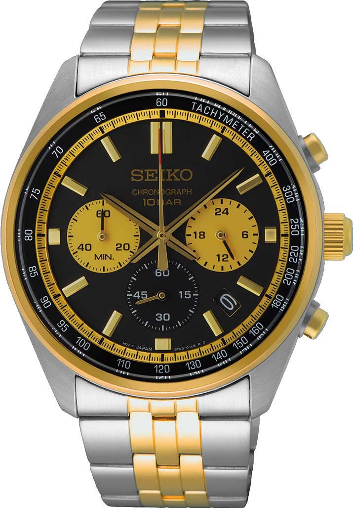 Японские наручные часы Seiko SSB430 с хронографом