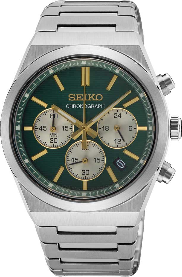 Японские наручные часы Seiko SSB461 с хронографом