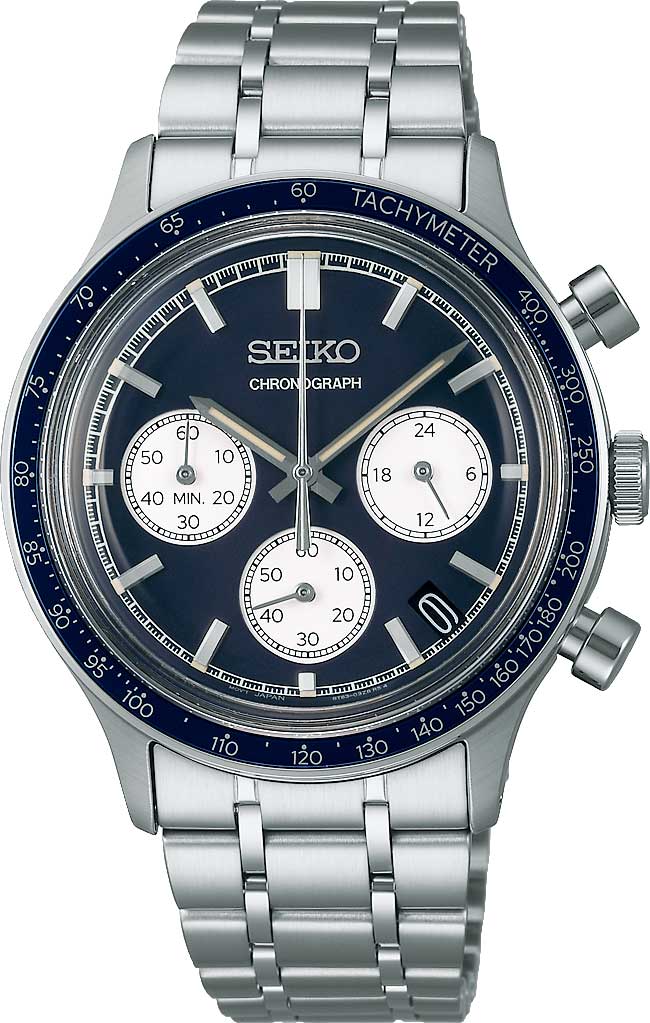 Японские наручные часы Seiko SSB477 с хронографом