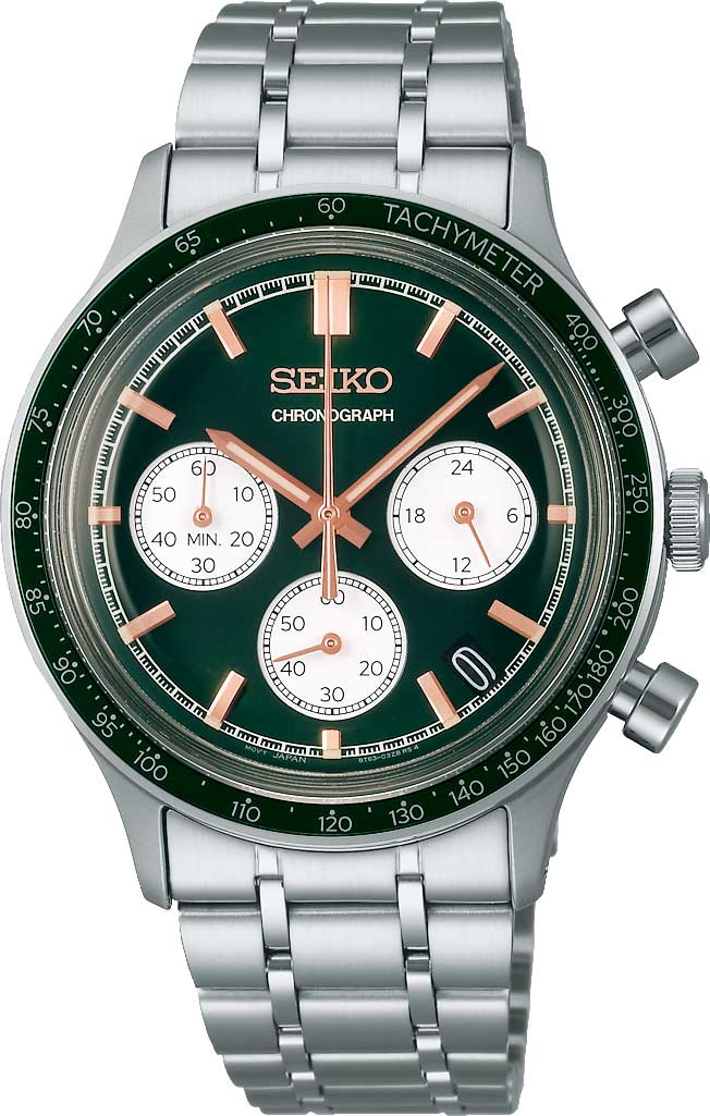 Японские наручные часы Seiko SSB481 с хронографом