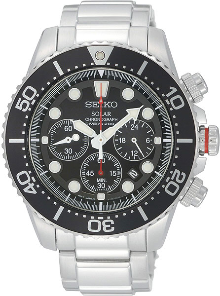 Японские наручные часы Seiko SSC015P1 с хронографом