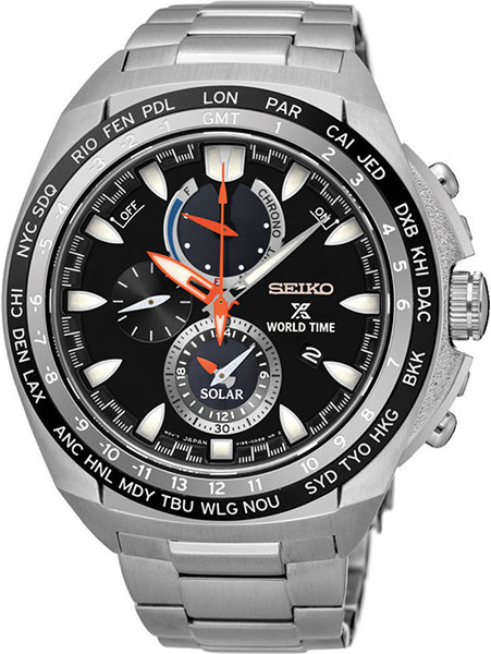 Японские наручные часы Seiko Prospex SSC487P1 с хронографом