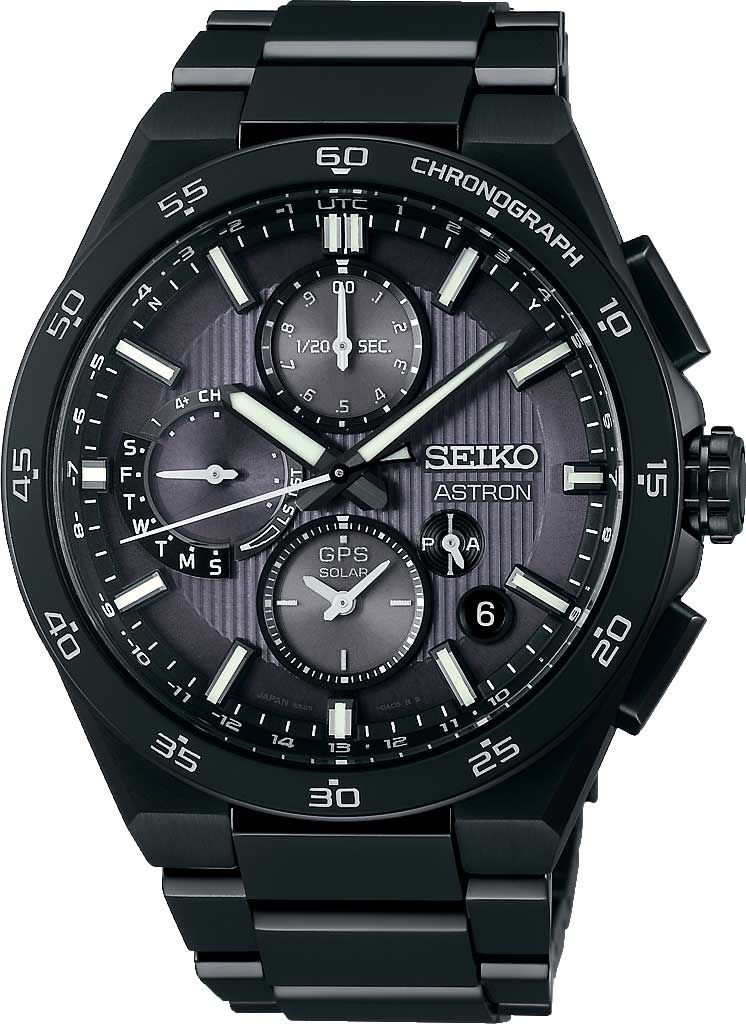 Японские титановые наручные часы Seiko SSH155 с хронографом