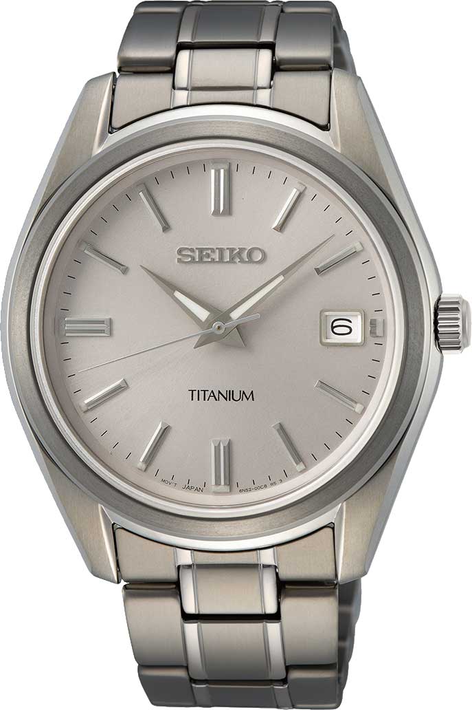 Японские титановые наручные часы Seiko SUR369
