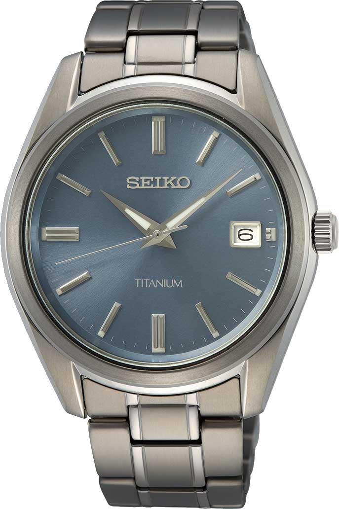 Японские титановые наручные часы Seiko SUR371