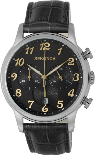 Российские наручные часы SEKONDA 1G524/B с хронографом