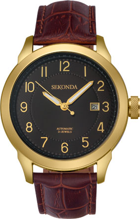 Российские механические наручные часы SEKONDA 8215/4756171