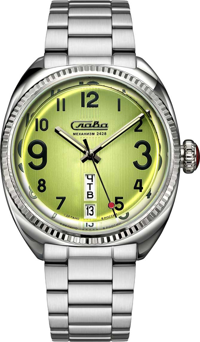 Российские механические наручные часы Слава 0930557/100-2428