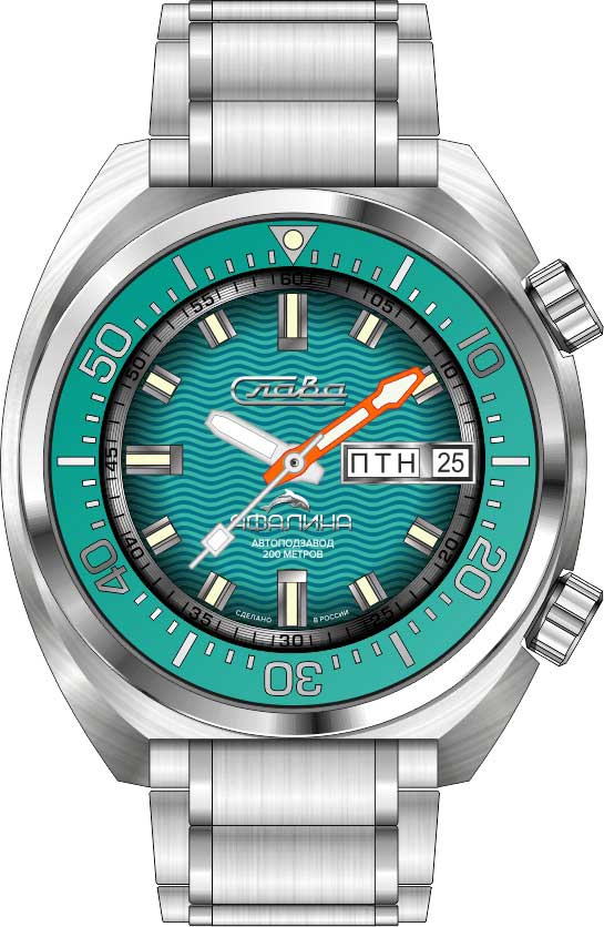 Российские механические наручные часы Слава 2430583/100-2427-ucenka