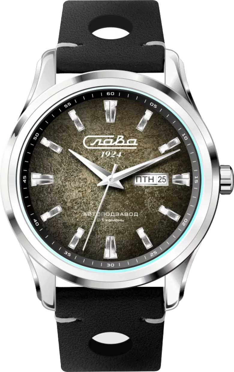 Российские механические наручные часы Слава 3080155/300-8205