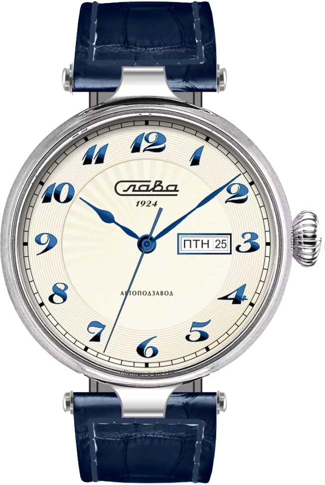 Российские механические наручные часы Слава 8210936/300-8205