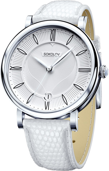 Российские серебряные наручные часы SOKOLOV 103.30.00.000.01.02.2
