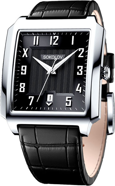 Российские серебряные наручные часы SOKOLOV 134.30.00.000.05.01.3